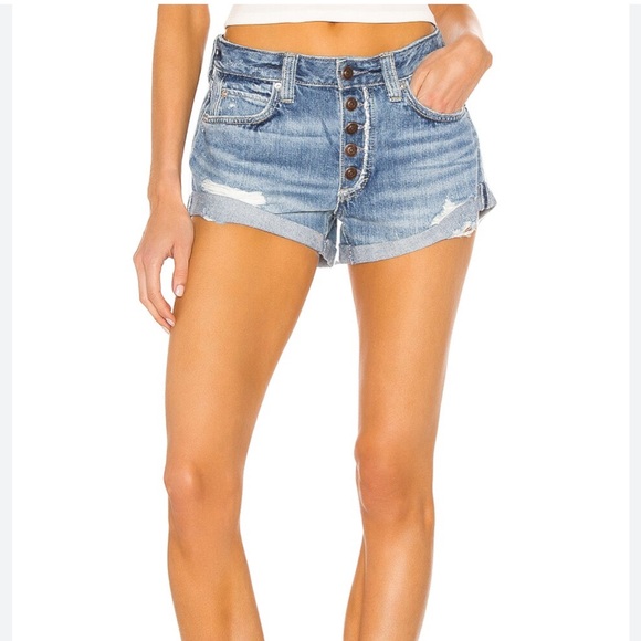 We The Free Denim and Charcoal Jean Shorts - Picture 11 of 13